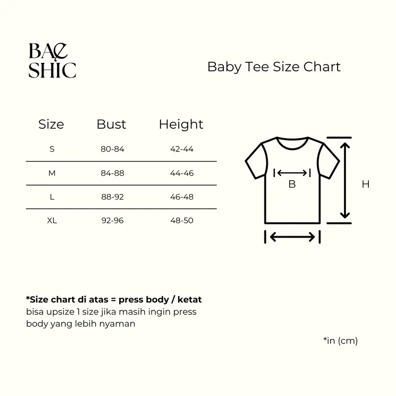 Baeshic Baby Tee - Flowers Edition - White 7