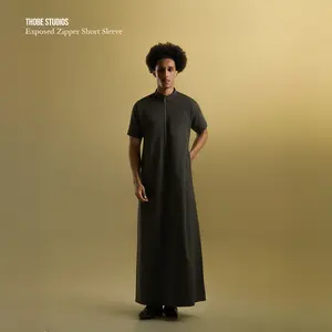 [THOBE LITE SERIES V2 - EXPOSSED ZIPPER SHORT SLEEVE] –  Thobe Studios / Thobe Pria – Premium Fabric