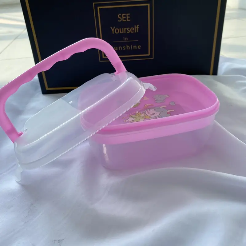 lunchbox anak Lunch box mini makanan murah kitchenware school lunch lunch box 4