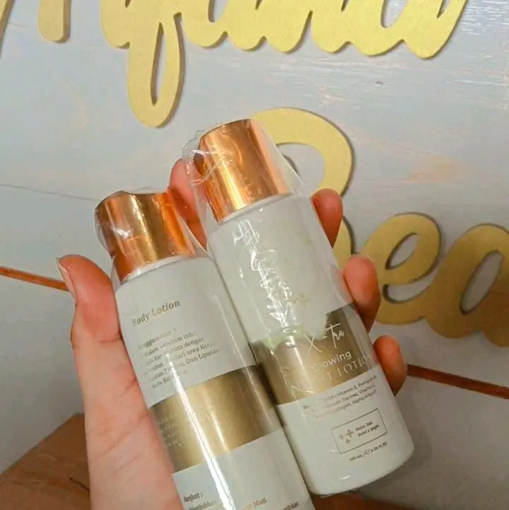 hb riject xtra dan glowing tampak depan dan belakang