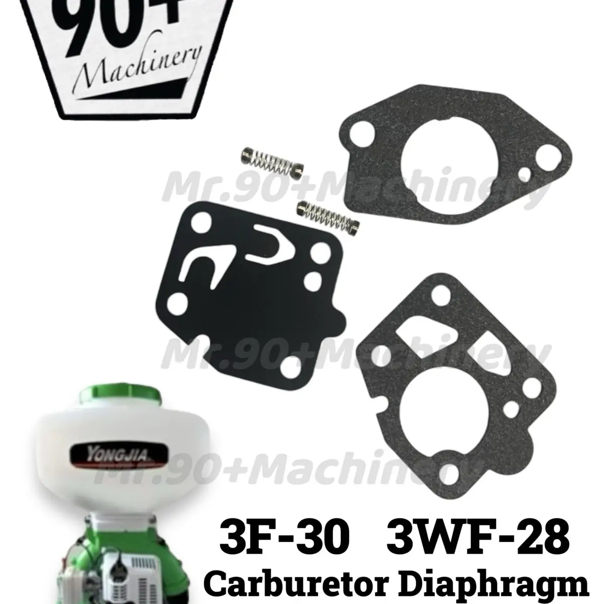 FREE SHIPPING 3F30 MESIN TABUR PADI/BAJA CARBURETOR DIAPHRAGM SET/GASKET CARBURATOR PAM TABUR PADI SPARE PART ENGIN PADI