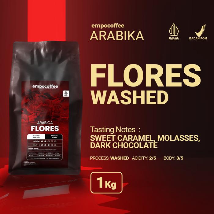 Gambar Kopi Arabika Flores Bajawa Arabica Coffee Roasted Bean Coffe Beans 1Kg - Biji Kopi dari Empo Coffee Kota Administrasi Jakarta Pusat Tokopedia