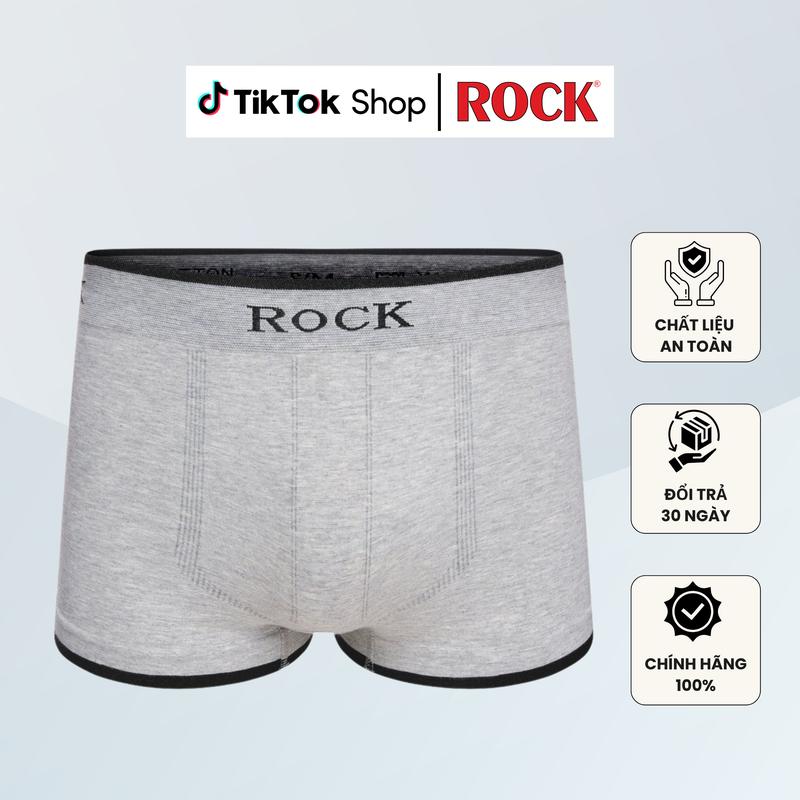[QA516] Quần lót nam cao cấp Boxer Seamless ROCK 516 không đường may cotton 100% thấm hút, thoáng mát thoải mái vận động cả ngày - ROCK - annie Official Store