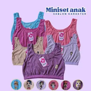 6 PCS MINISET ANAK REMAJA WANITA/BRA MINISET ANAK REMAJA WANITA SD/SMP FASHION ANAK PEREMPUAN