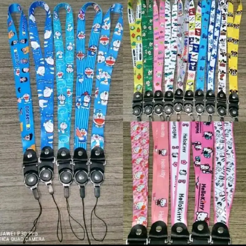 [DAPAT 10 PCS/50PCS/100PCS]TALI GANTUNGAN HP MOTIF CAMPUR 0