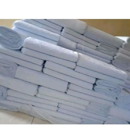 PER (Satu METER) lebar 90 cm kain kafan /kain MORI /kain belacu cap dua kelinci kualitas istimewa putih bersih Katun 3