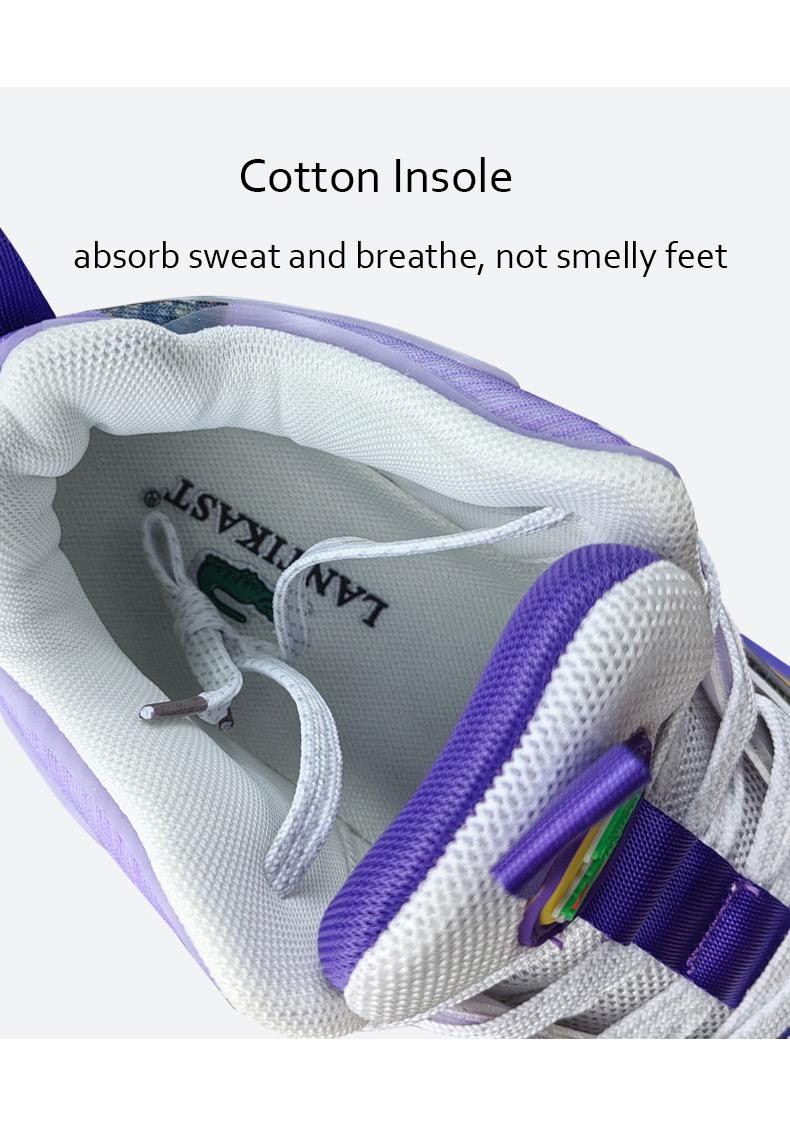Product Introduction of IEAGO Fashion Mens Basketball Shoes Casual Breathable Women Sport Training High Top Sneakers 31