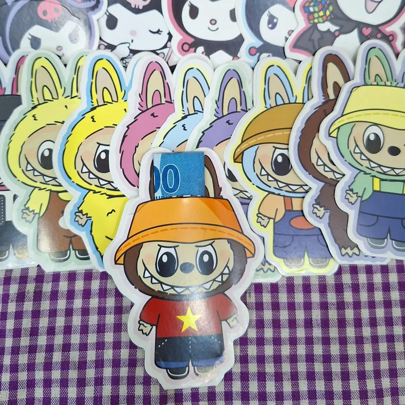 (100 Pcs) AMPLOP 3D LABUBU KUROMI LOTSO SERIES SIAP PAKAI CETAK 2 SISI 2