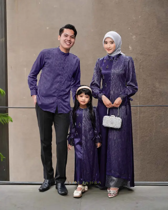 Couple Family Set Zanitha dress Couple Lebaran 2025 Exclusive Spesial Lebaran Gamis Couple Lebaran Syari Modern Dress Kondangan Set Baju Muslim Terbaru 2025 4