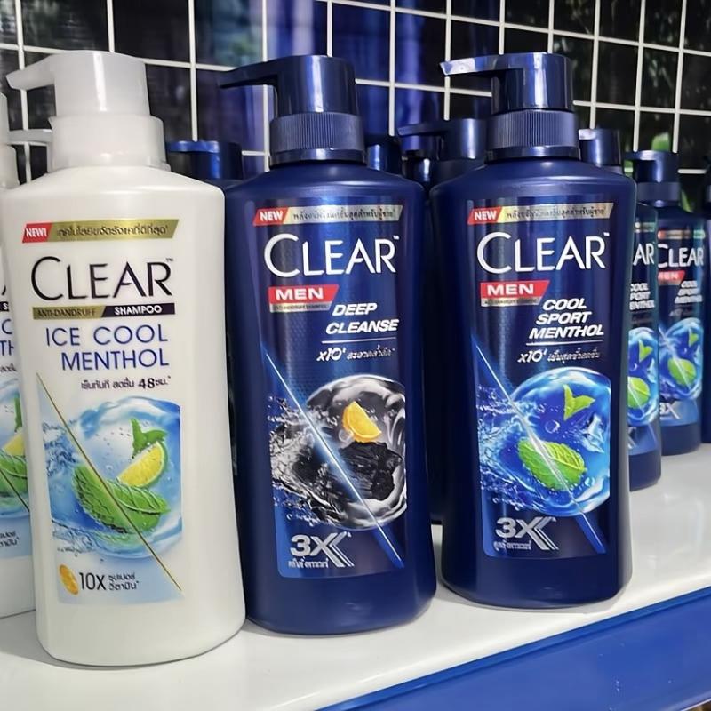 [Combo 2 chai]Dầu gội Clear Thái Lan . Bạc Hà 370 . Clear Men 390ml. Dưỡng Tóc