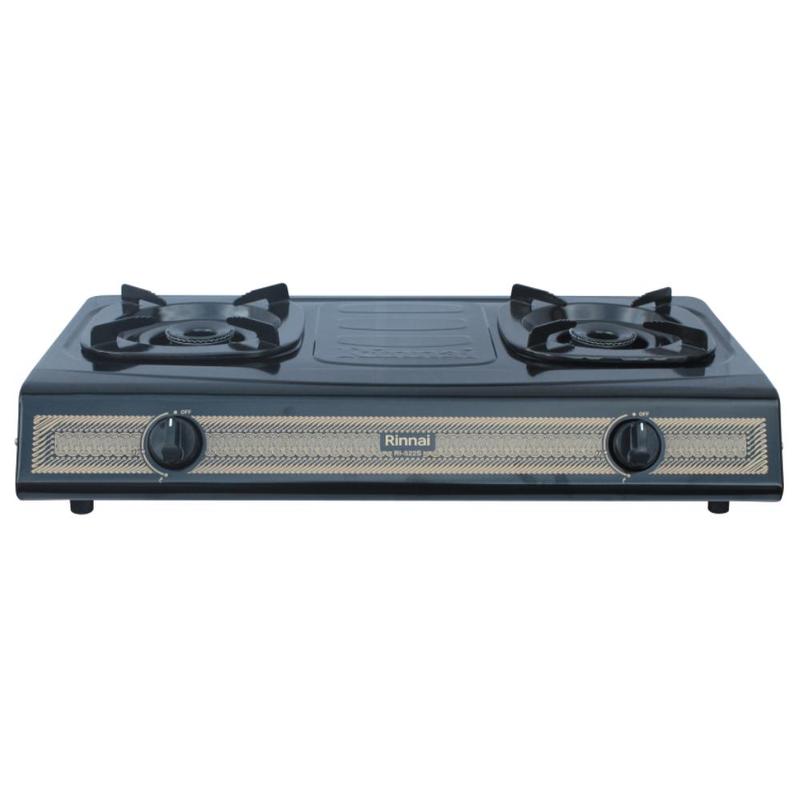 RINNAI RI-522S Kompor Gas 2 Tungku Body Teflon - Seri Terbaru 1