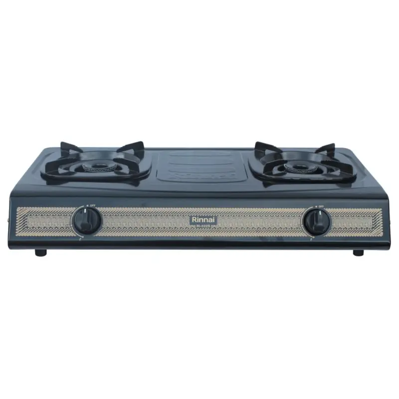 RINNAI RI-522S Kompor Gas 2 Tungku Body Teflon - Seri Terbaru 1