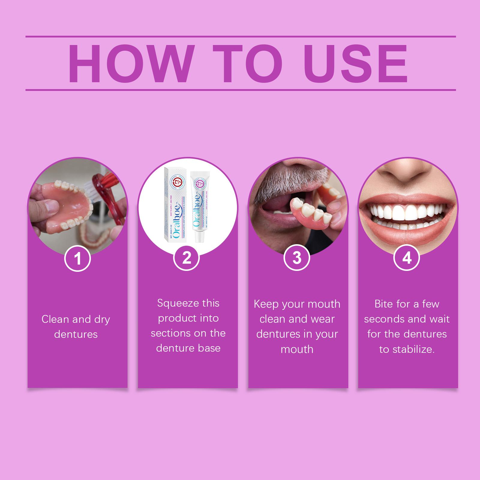 【COD&BPOM】Gel Perawatan Alat Gigi 20g - Stabil Saat Makan/Berbicara, Nyaman Tanpa Geseran, Tahan Lama Sehari-hari, Alami Tanpa Iritasi, Mudah Digunakan