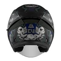 Gambar New!! Helm Zeus ZS-631 Matt Black BS5 Blue - Halfface Helmet - M dari Bike Master Kota Bandung 4 Tokopedia