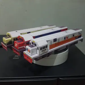 DIY Papercraft Lokomotif Kereta Api Indonesia CC201 SUDAH JADI
