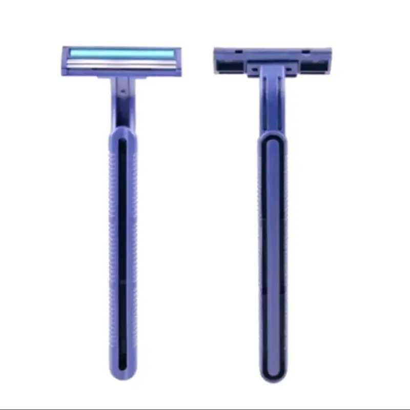 Alat cukur kumis jenggot tajam manual tiga mata silet blade baris pisau cowok pria 1
