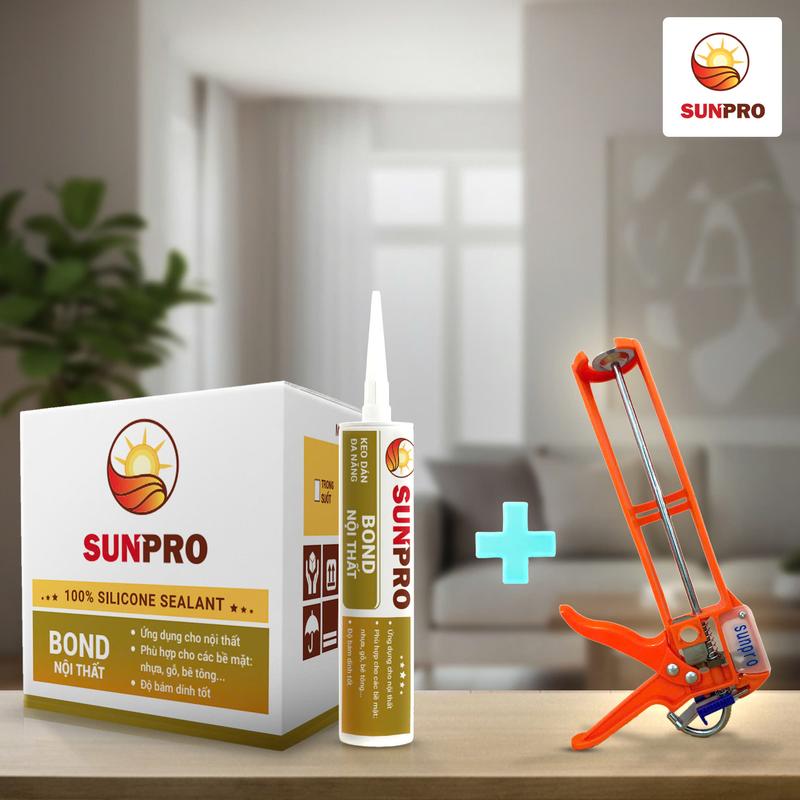 1 thùng 24 chai 300ml keo Tibond SUNPRO - Keo dán nội thất chuyên dùng cho các bề mặt: gỗ nhựa nano bê tông,.. khô nhanh dán chắc chịu lực chịu nhiệt tốt