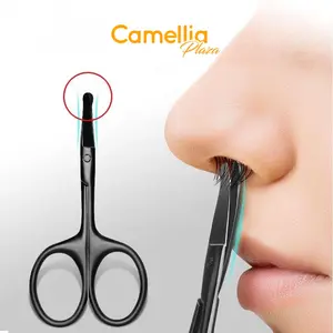 Gunting Bulu Hidung Stainless Original Gunting Cukur Bulu Hidung Nose Hair Scissor