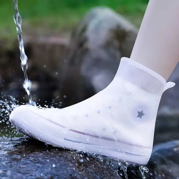 Shoes Jas Hujan Pelindung Sepatu Pelapis Karet Sepatu Anti Air