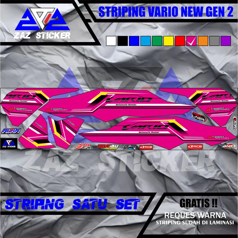Product Introduction of Zaz Sticker Striping Vario New Gen 2 Design Motif 13 27