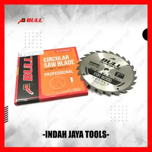 BULL SUPER THIN 7 x 24T Circular Saw Blade - Mata Pisau Potong Kayu Gergaji TCT For Wood