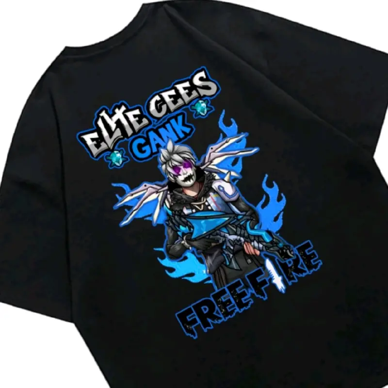 Kaos Anak Free Fire Elite Cees Gank Cotton Combed 24s Unisex Fashion Baju 2