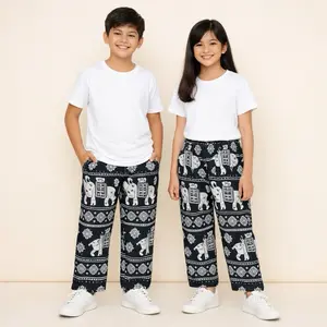 Celana Anak Kulot Mihu Mihu Thailand Usia 4-12 Tahun Cewek dan Cowok Bahan Rayon Adem