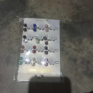 COD (YBL) Tuspin Hijab 12Pcs Anti Slip Bros Pengait Jilbab Aksesoris Syal Selendang Muslim Klip Jilbab Non-slip Mewah 12 Pcs Peniti Jilbab Mutiara Ala Turki Peneti (BELI LOKAL)