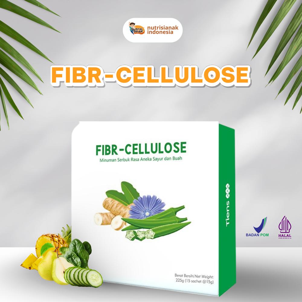FIBR-CELLULOSE MINUMAN SERBUK RASA BUAH DAN SAYUR - KAYA SERAT ISI 15 SACHET