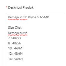 Seagam Kemeja Putih Polos SD-SMP-Dewasa