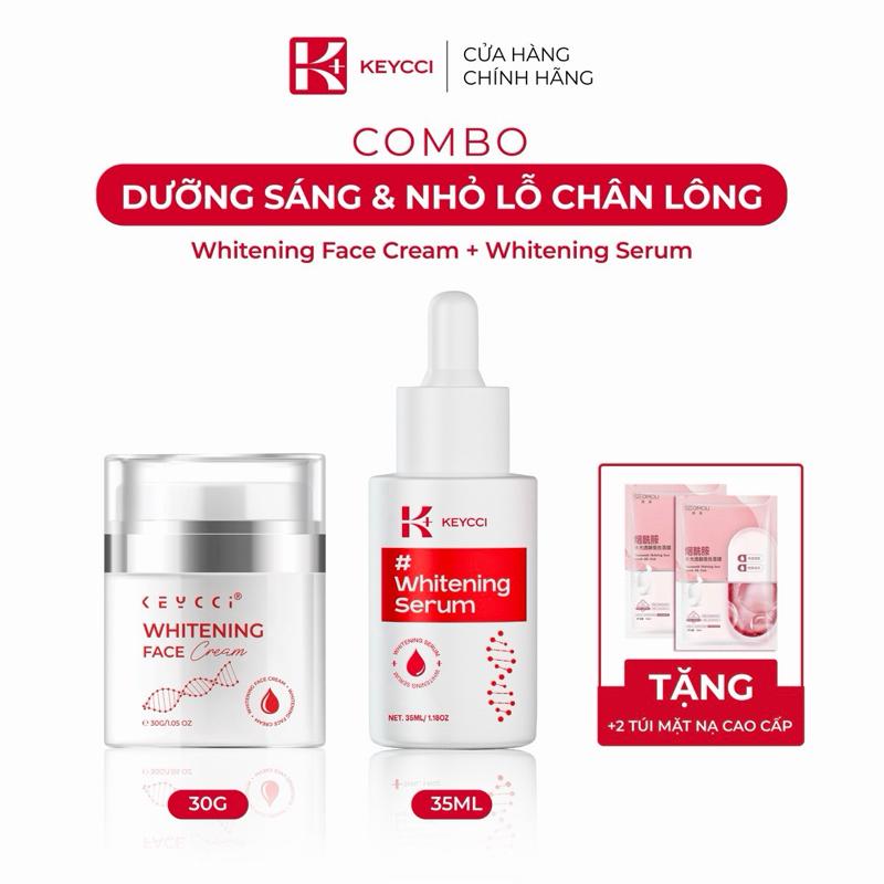  BỘ KEM DƯỠNG SÁNG DA MỜ THÂM CHO DA DẦU   KEM + SERUM   tặng kem 2 mặt nạ VÀ 2 BỘ KEM 30g vs 60g 