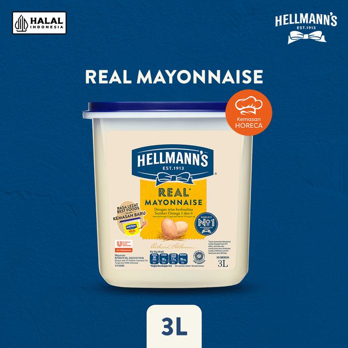 Gambar Hellmann's Real Mayo Tub 3L dari Unilever Food Solutions Kota Semarang Tokopedia