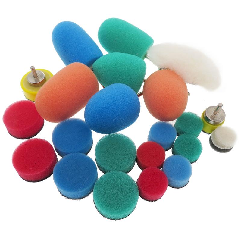 Product Introduction of 22 Mini Polishing Pads Detail Polishing Pad for Detailing Rotary Polishing Tool Cordless Drill Buffing Polishing Pad 5