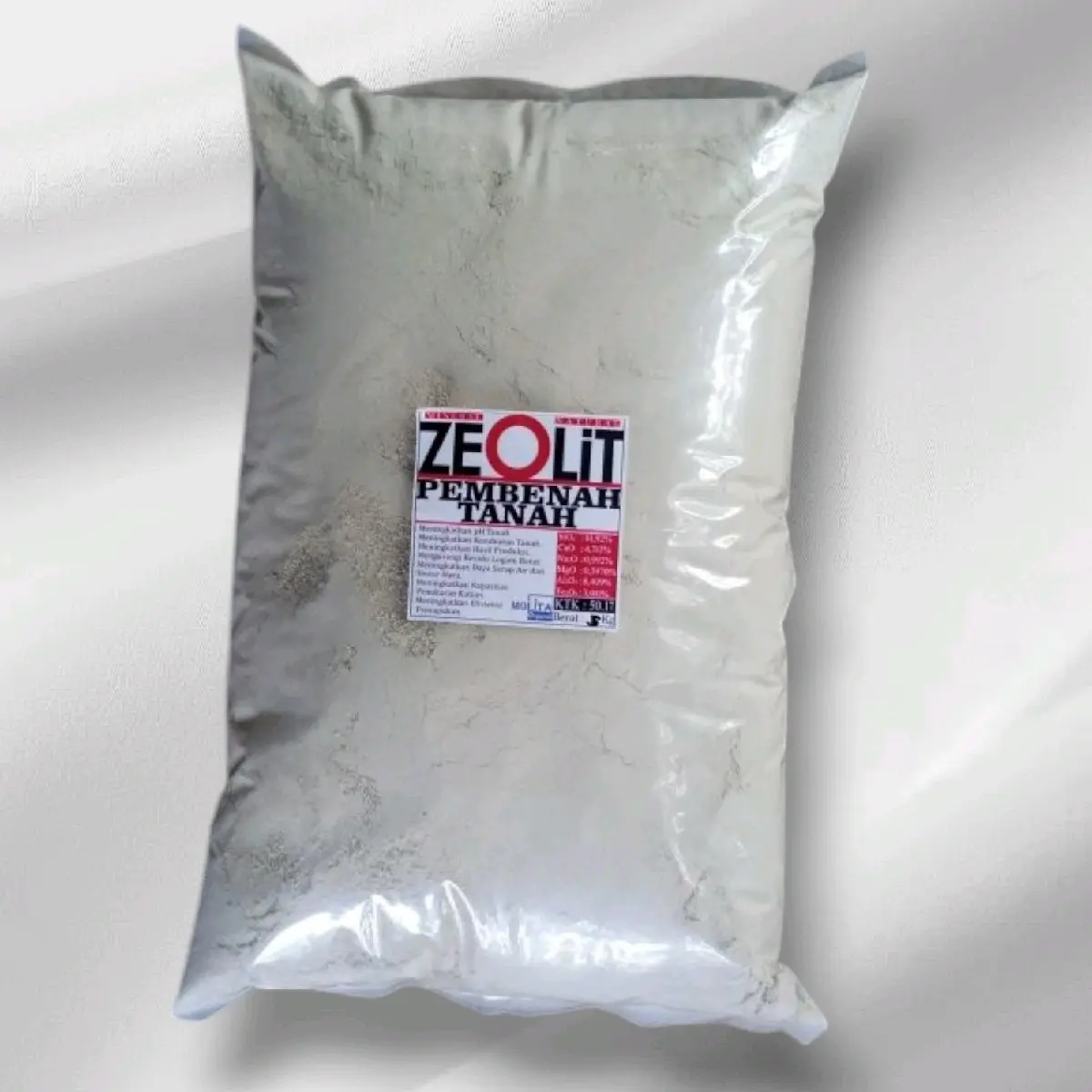 5 kg Zeolit Pembenah tanah Pertanian, Kemasan 5 kg beserta packing