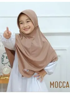 Bergo Serut Anak (SD) | Jilbab Instan Serut Spandex Jersey I Bergo Serut Jokowi I Bergo Serut Adiba hamidah Kerudung Sekolah Muslim Nyaman
