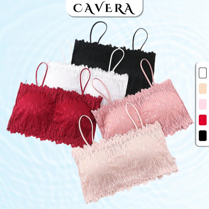 Áo lót nữ ren hai dây tăm mút mỏng Cavera B3371 Bra Women