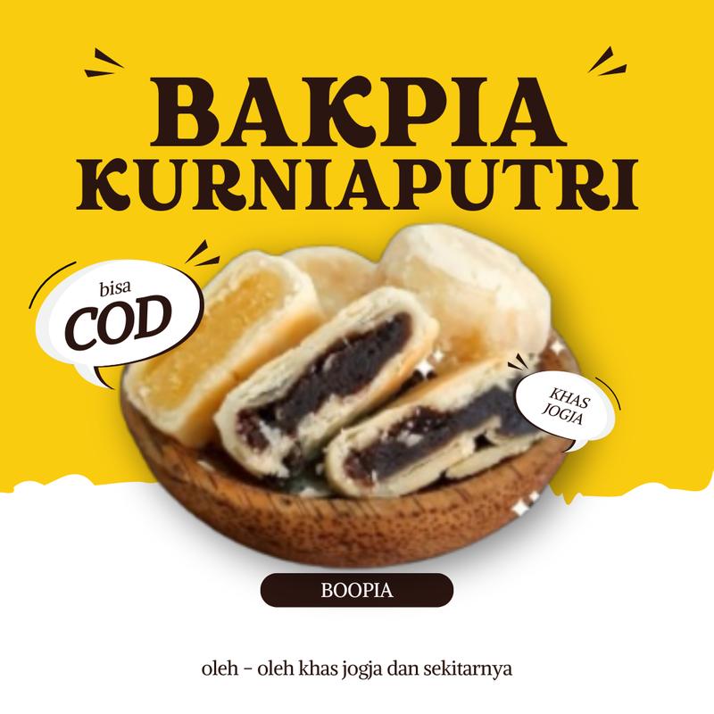 BAKPIA KURNIAPUTRI - BAKPIA PATHOK OLEH OLEH KHAS JOGJA ISI 10 - BAKPIA BASAH PREMIUM 0