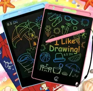 (PS) LCD Drawing Writing Tablet 8.5 Inch Satu Warna Mainan Papan Tulis Hapus Board Digital Papan Gambar / Tablet Gambar Digital