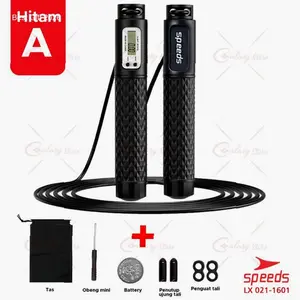 SKIPPING LOMPAT TALI JUMP ROPE ORIGINAL SPEEDS BERKUALITAS LX 021-1006 | Kekinian