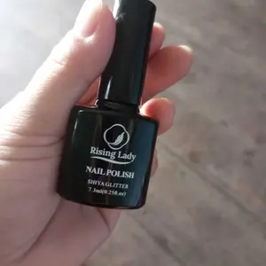 BPOM RISING LADY GLITER NAIL POLISH/KUTEK GEL UV LED COLOUR FULL GLITER DISCO FOR NAIL ART 7.3ML