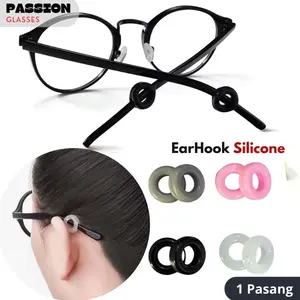 EarHook Anti slip Silikon Penahan Kacamata Anti Melorot | Ear Hook Karet Penahan Telinga Model Bulat