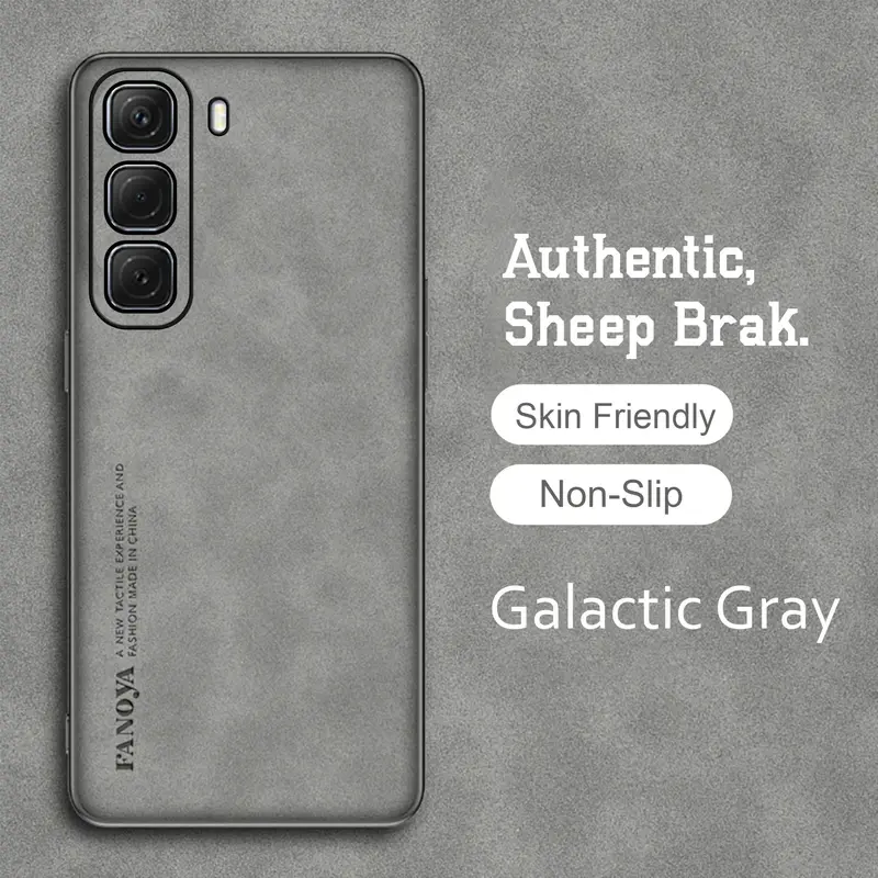 Soft Case Infinix Hot 50 Pro Plus Luxury Case Sheepskin Leather FOR INFINIX 0