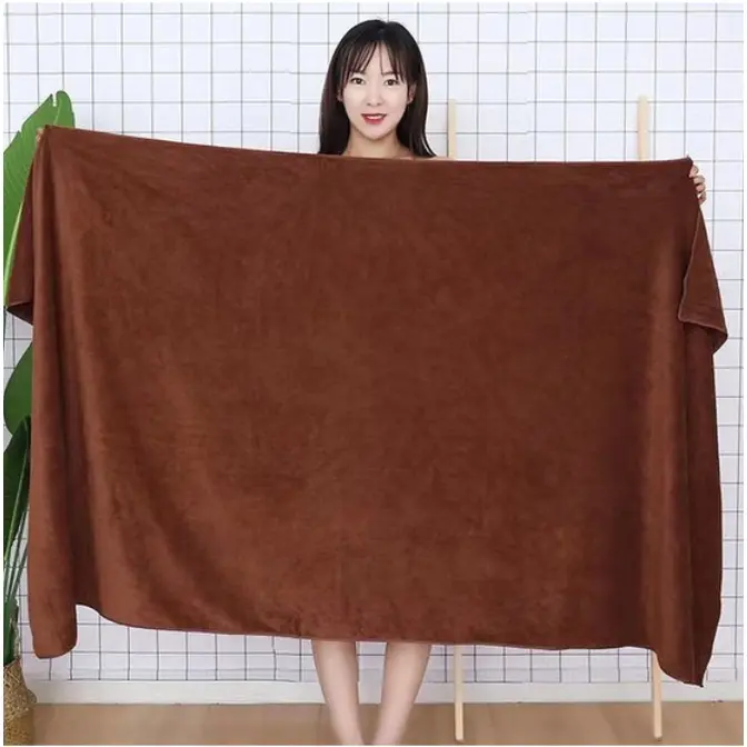 TBOSS [80X150cm] Handuk Mandi Extra Besar Dewasa Handuk Polos Serat Air Microfiber