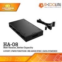 Gambar ID-COOLING HA-08 - ARGB PWM Fan Hub Splitter 8 Port dari Techno Computer Bali Kota Denpasar 1 Tokopedia
