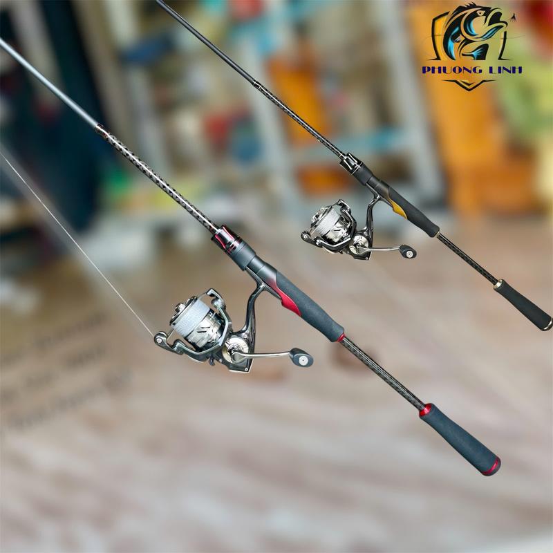 [combo Lure đứng] Cần câu monster Bantam + Máy Deukio DA 3000 II + Dây Pe Toro Force X8 dài 100 mét