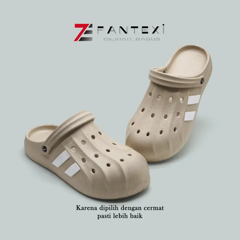Sandal Selop Baim Slide Pria Model Terbaru Anti Slip Bahan Karet Eva Sendal 4