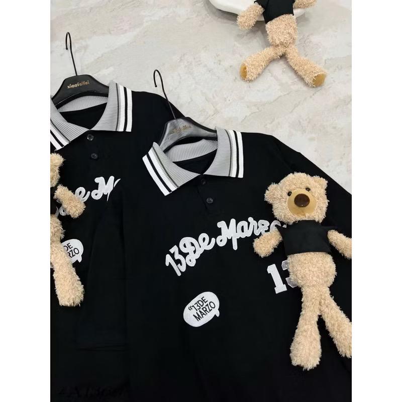 Product Introduction of Áo phông local brand nữ đen hàn quốc mùa hè áo thun girl phố fashion kèm gấu 11