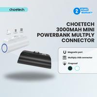 Gambar Choetech 3000mAh mini powerbank ( with magnetic replaceable interface) White White - Hitam dari Choetech Indonesia Store Kota Tangerang 1 Tokopedia