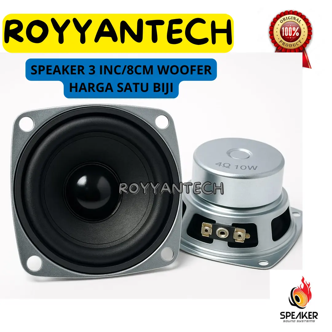 SPEAKER 3 INC KARAKTER WOOFER