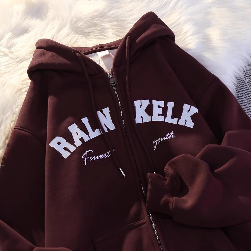 Jaket Hoodie RALN KELK Zipper Unisex Casual Street Lengan Panjang Pullover Resleting Fleece Pria Wanita Lembut Terbaru Kekinian Keren Remaja Distro Suwiter Jaket Hoodie RALN KELK Zipper Unisex Casual Street Lengan Panjang Pullover Resleting Fleece Pria Wanita Lembut Terbaru Kekinian Keren Remaja Distro Suwiter